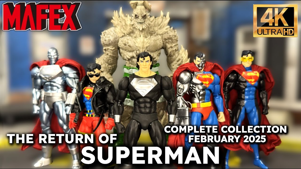 MAFEX Complete Return of Superman Collection UpdatedJanuary 2026 1/12 action figure #mafex #superman
