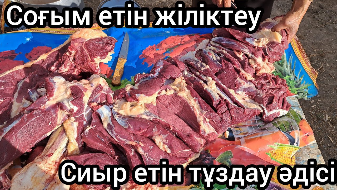 Қыстық соғым.Сиыр етін жіліктеп бұзу.Семіз болды