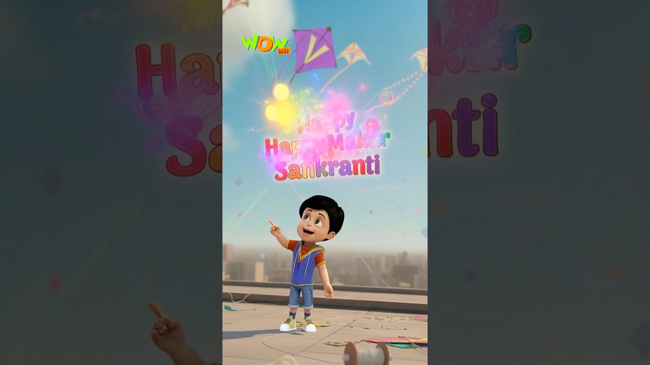 Happy Makar Sankranti from Vir The Robot Boy 🤖🪁 | 