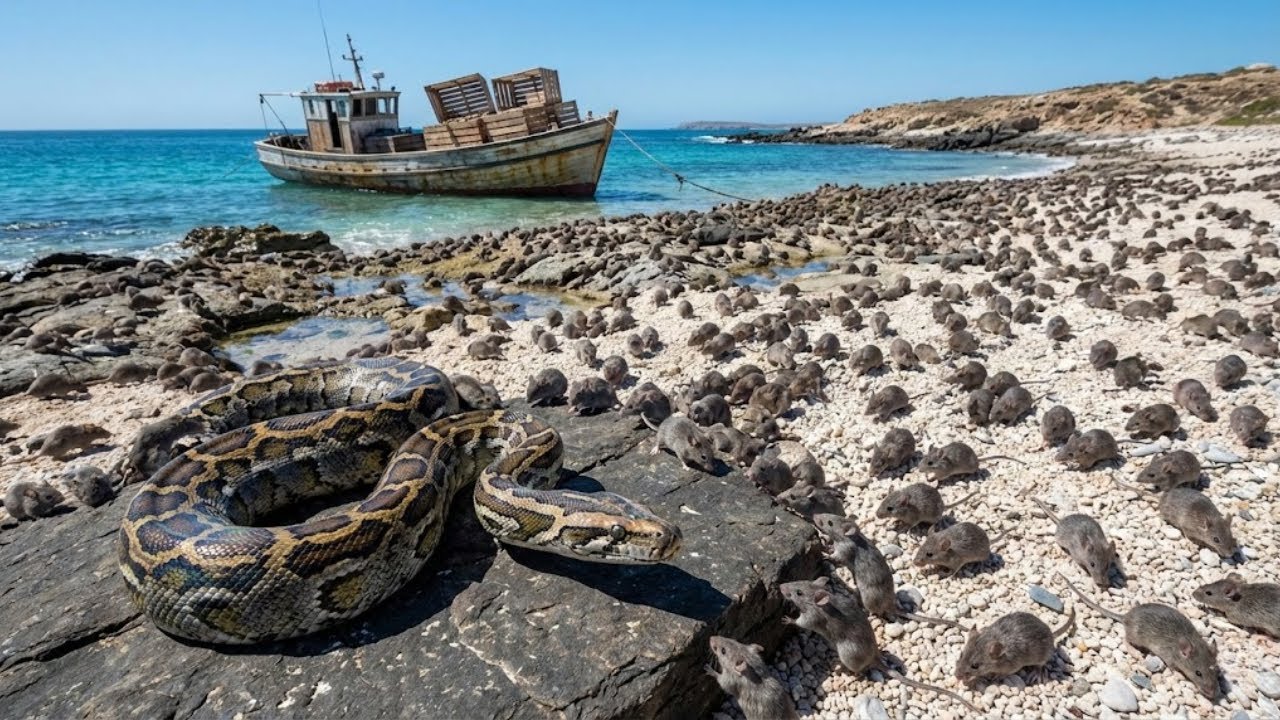 Milhares de ratos lançados para eliminar cobras devastadoras em Guam chocam especialistas