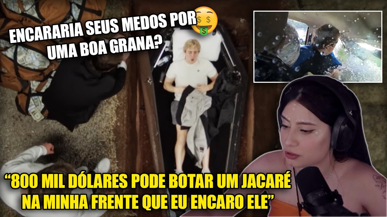 YAYAH REAGE: ENCARE SEUS MAIORES MEDOS E GANHE $800,000 - MR. BEAST | Yayah Clipes