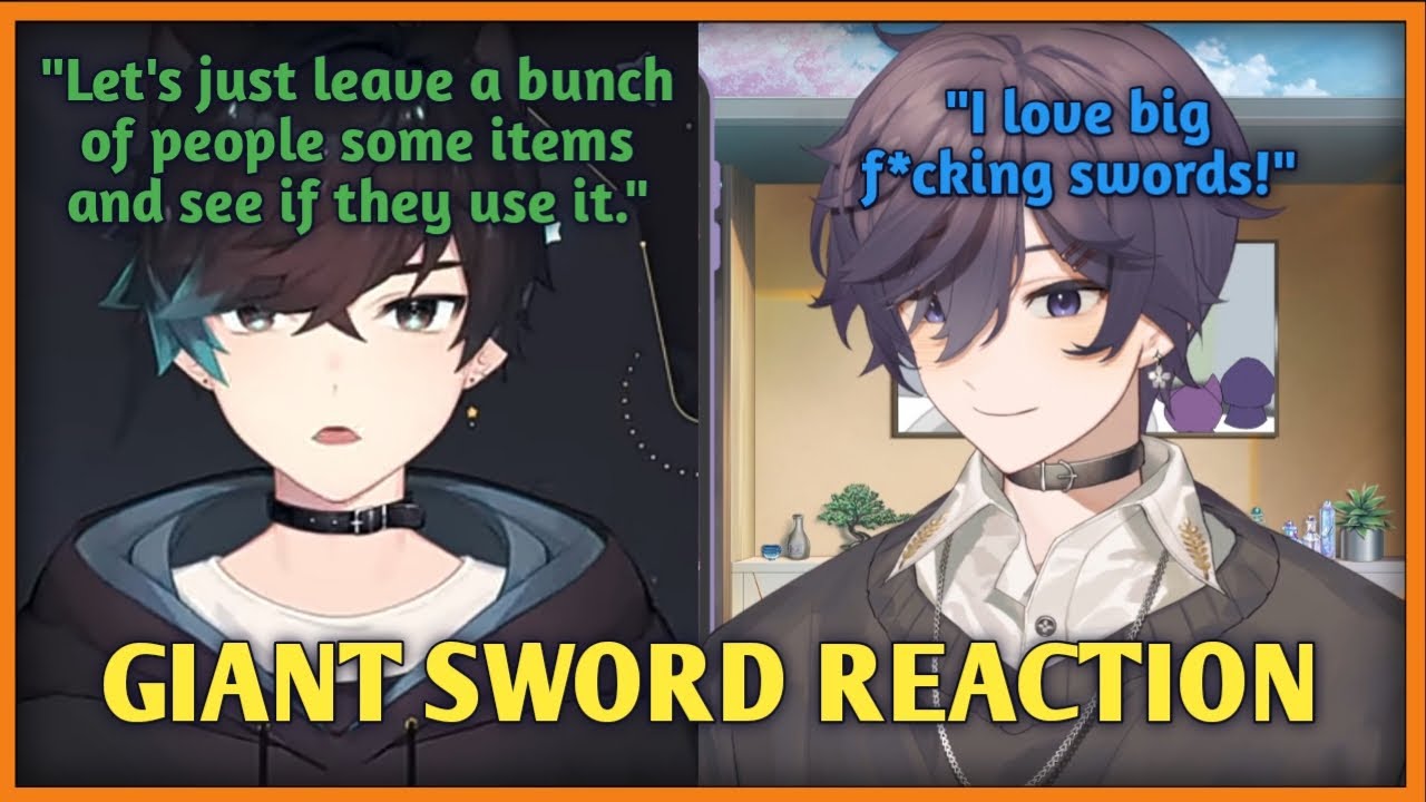 Shoto's Reaction To Sykkuno Putting Giant Swords Into Their Mailbox