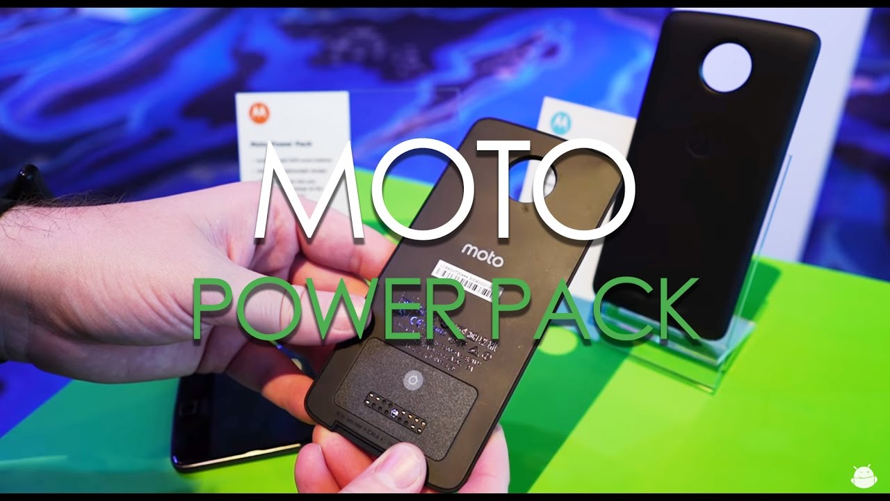 Moto Power Pack (Moto Mod) first look - MWC 2017