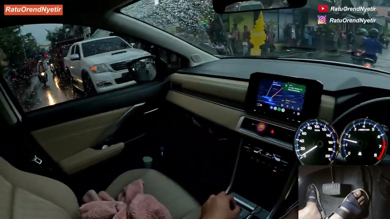 #376 - HUJAN DERAS, KARNAVAL JALAN RAYA, MACET PARAH - XPANDER ULTIMATE CVT - POV DRIVING INDONESIA