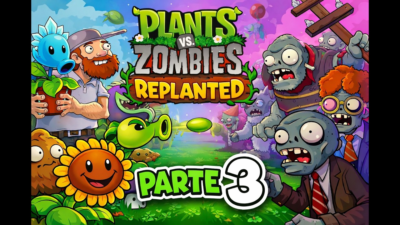 PLANTS VS ZOMBIES REPLANTED | RTX 3090 | GAMEPLAY PARTE 3 | GUIA 100% SIN COMENTARIOS