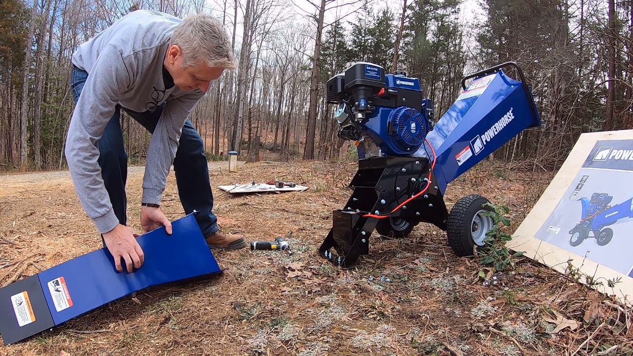 8-Powerhorse 420CC Wood Chipper Unboxed