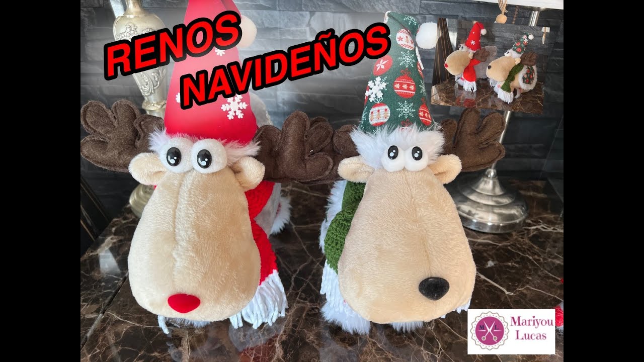 RENO NAVIDEÑO 🌲🌲 / TUTORIAL RENITO NAVIDEÑO  🎅😍