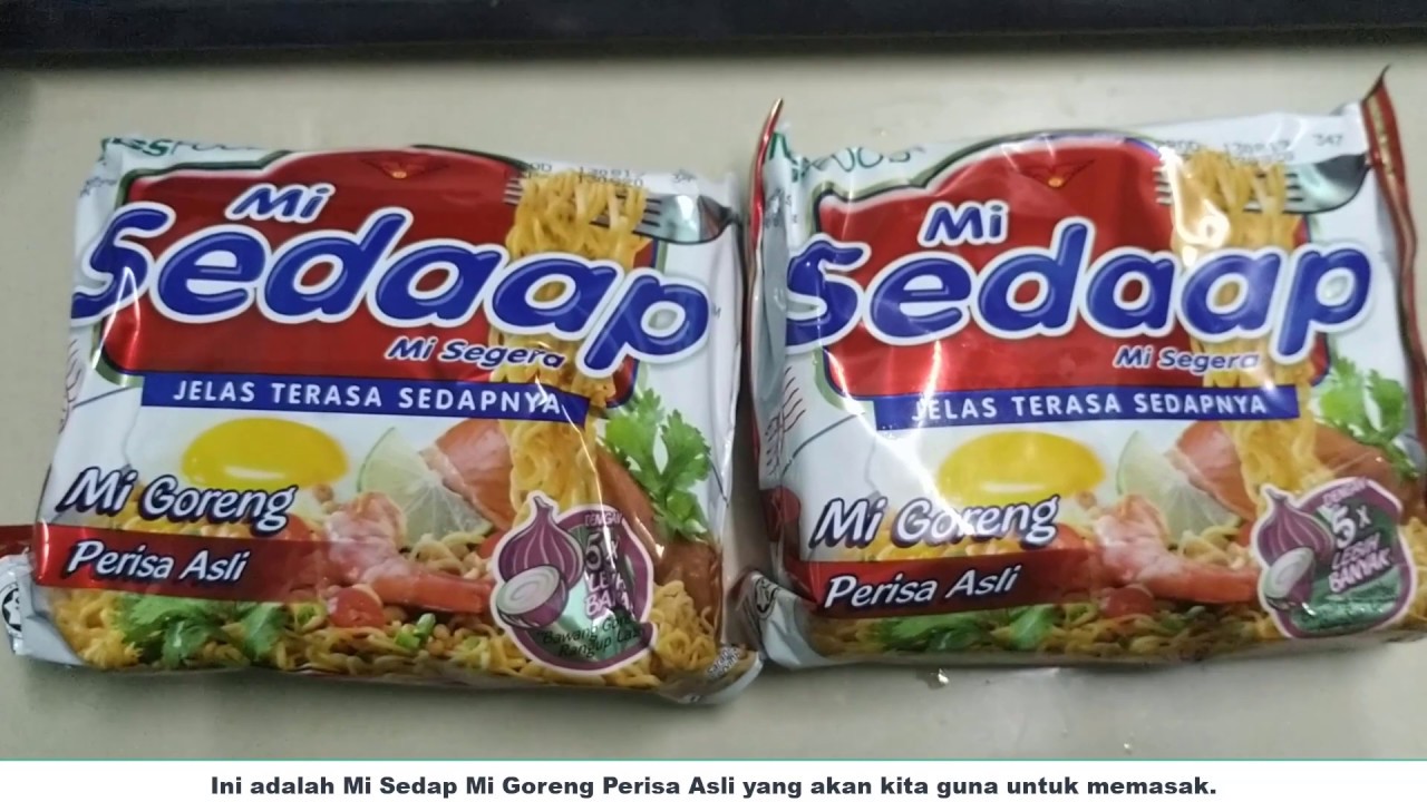 Cara Masak Mi Sedaap Mi Goreng Perisa Asli