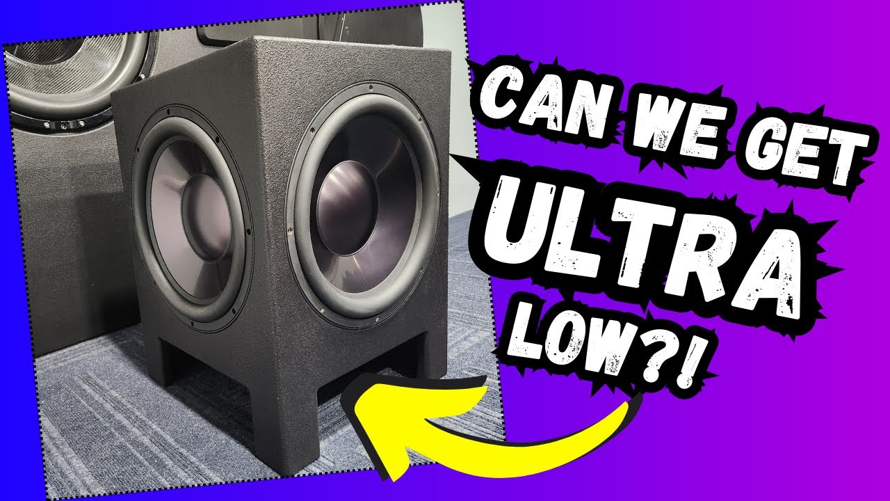 Powered Subwoofer DIY Passive radiator build?  Can we go infrasonic?  Let's build it and find out.