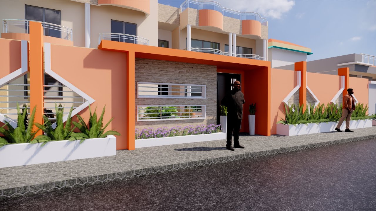 PROJET VILLA MODERNE R+1 AVEC PISCINE 400m²