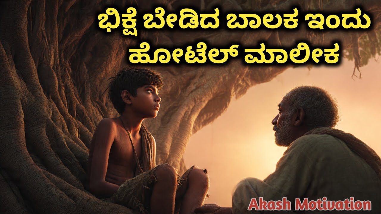 ಭಿಕ್ಷೆ ಬೇಡಿದ ಬಾಲಕ ಇಂದು ಹೋಟೆಲ್ ಮಾಲೀಕ | A Kannada Motivational Story | Kannada Kathe | kannada |
