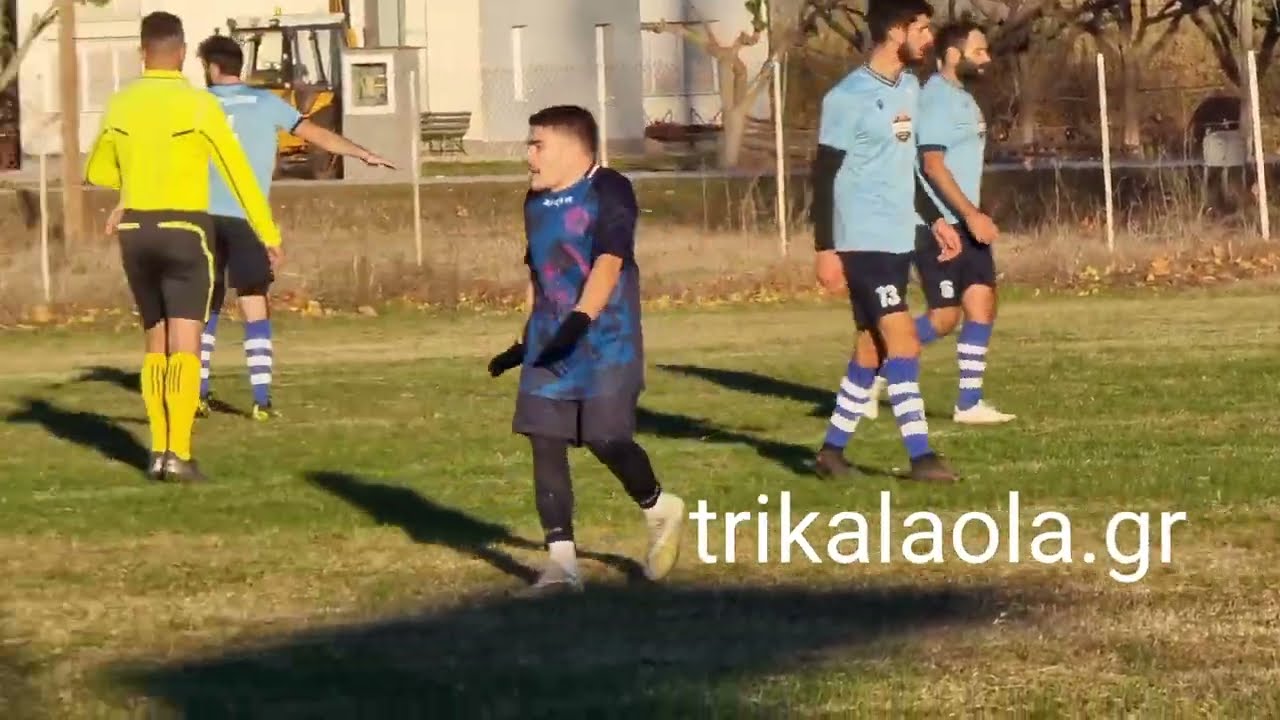 Πορταϊκός-Δενδροχώρι 1-2 Α’ Ερασιτεχνική 8η αγωνιστ. πρωτάθλημα ποδοσφαίρου ΕΠΣΤ Τρικάλων 23-11-2024