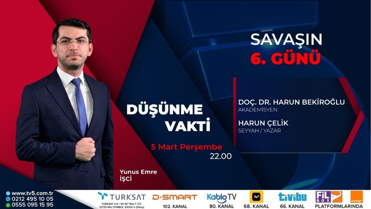 🔴#CANLI | Orta Doğu’da bölgesel bir savaş mı planlıyorlar? – Düşünme Vakti – Yunus Emre İşci