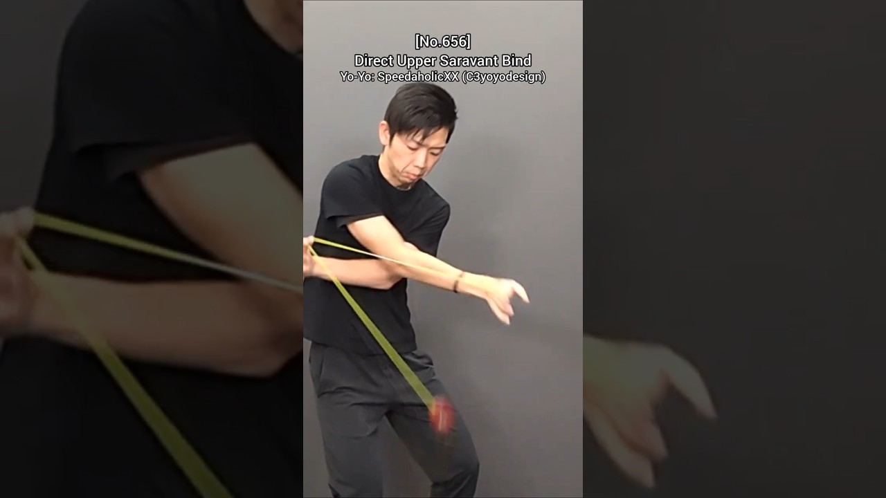 [No.656]🪀Today's Yo-Yo Trick & Tutorial: Direct Upper Saravant Bind #yoyo #yoyotricks #tutorial