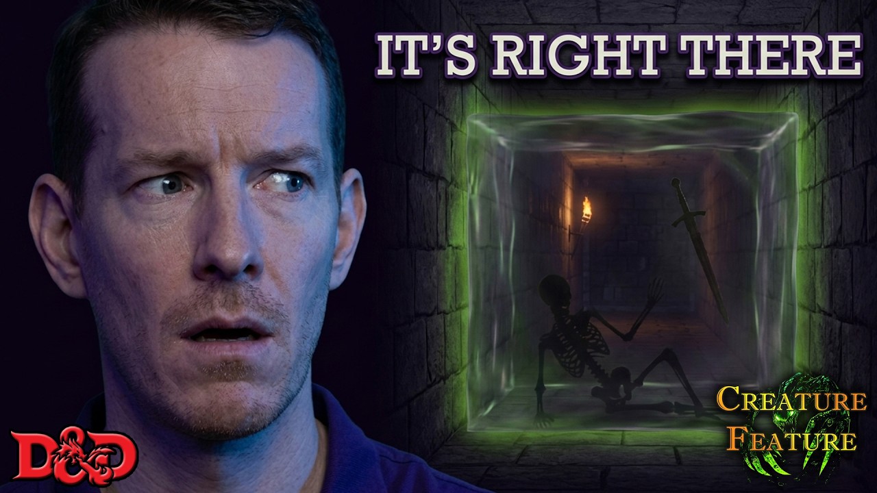 D&D Gelatinous Cube - Dungeon-Scouring Blocks of Ooze