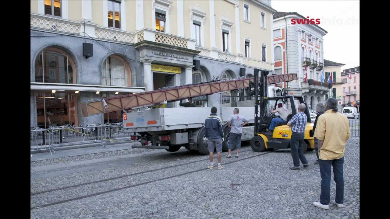 Locarno's outdoor cinema, a big production