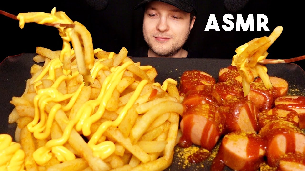 ASMR CURRYWURST & POMMES MUKBANG | No Talking Eating Sounds | Chill Down ASMR