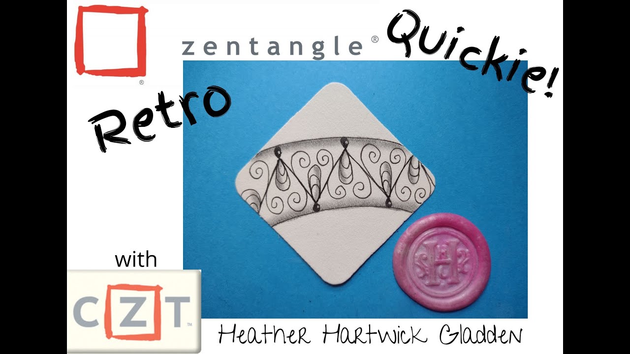 Retro | Zentangle® Quickie