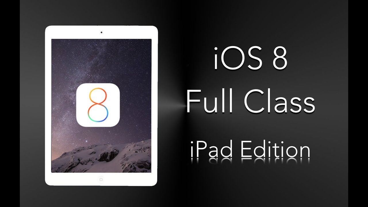 New to IOS 8 - iPad Edition FULL TUTORIAL