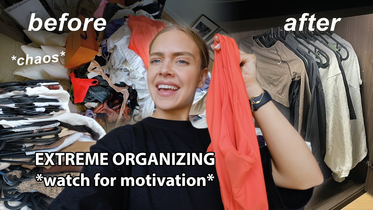EXTREME ORGANIZATION OF MY ROOM, CAR & LIFE *watch this for motivation*