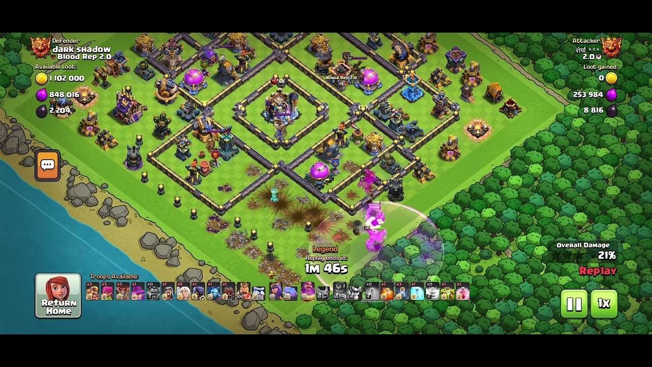 Th18 legend attack (Clash of Clans)