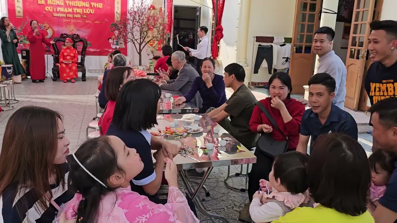 Lễ chuc thọ mẹ 106 tuổi #duchanh1967