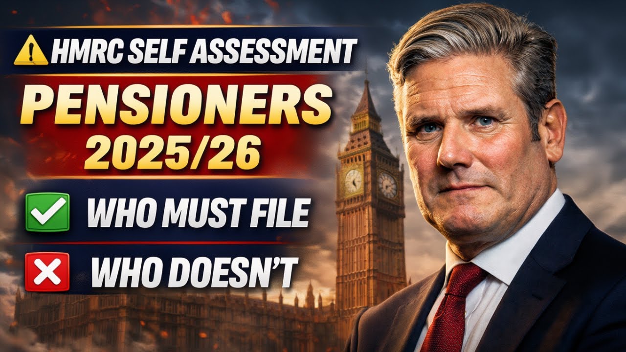 ⚠️ HMRC Self Assessment Rules for Pensioners 2025/26 &mdash; Who Must File & Who Doesn&rsquo;t