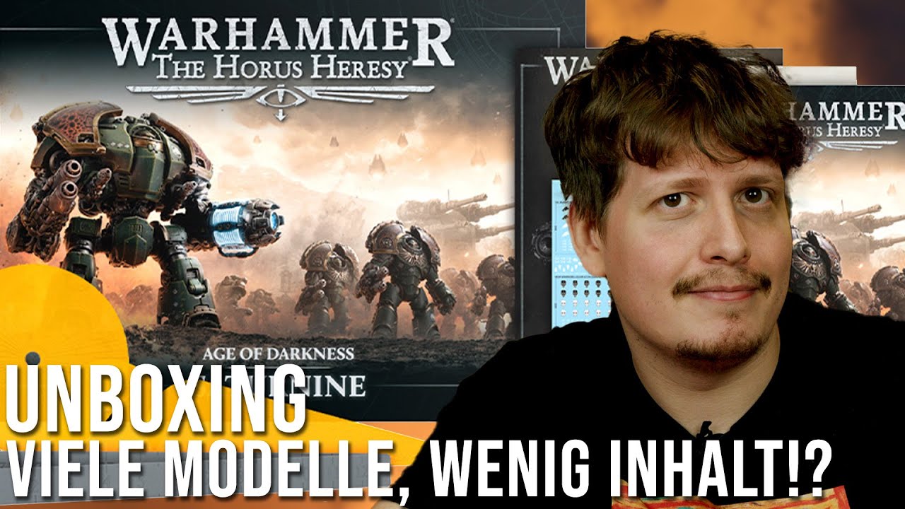 Viele Modelle, wenig Inhalt?! - UNBOXING - Horus Heresy: Saturnine