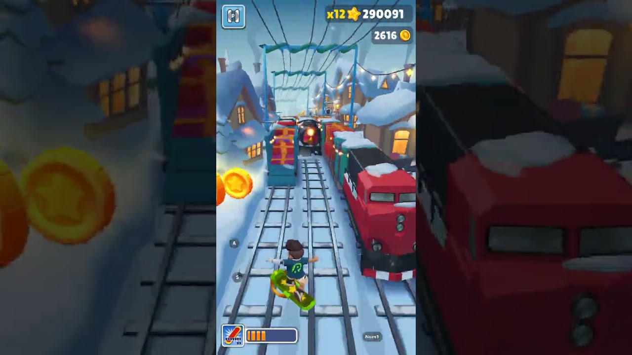 bruno subway surfers north pole 1 HOUR gameplay NO CONTINUE