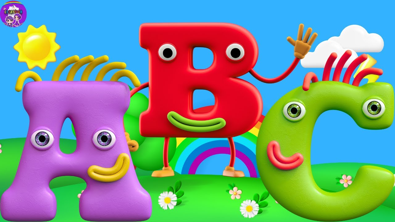 🎵 Fun ABC Alphabet Song for Kids | Learn 3D Letters with Colourful Sensory Visuals 🎶