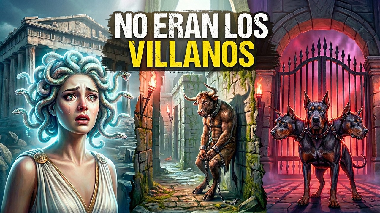 Los monstruos de la mitología griega no eran los villanos