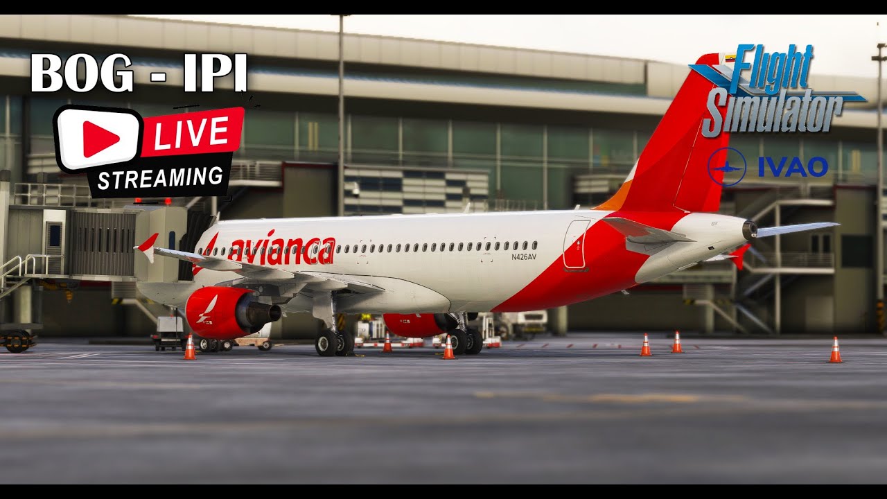 🔴 LIVE | Bogotá to Ipiales | SKBO to SKIP | AVR5204 | IVAO | MSFS2020 🔴