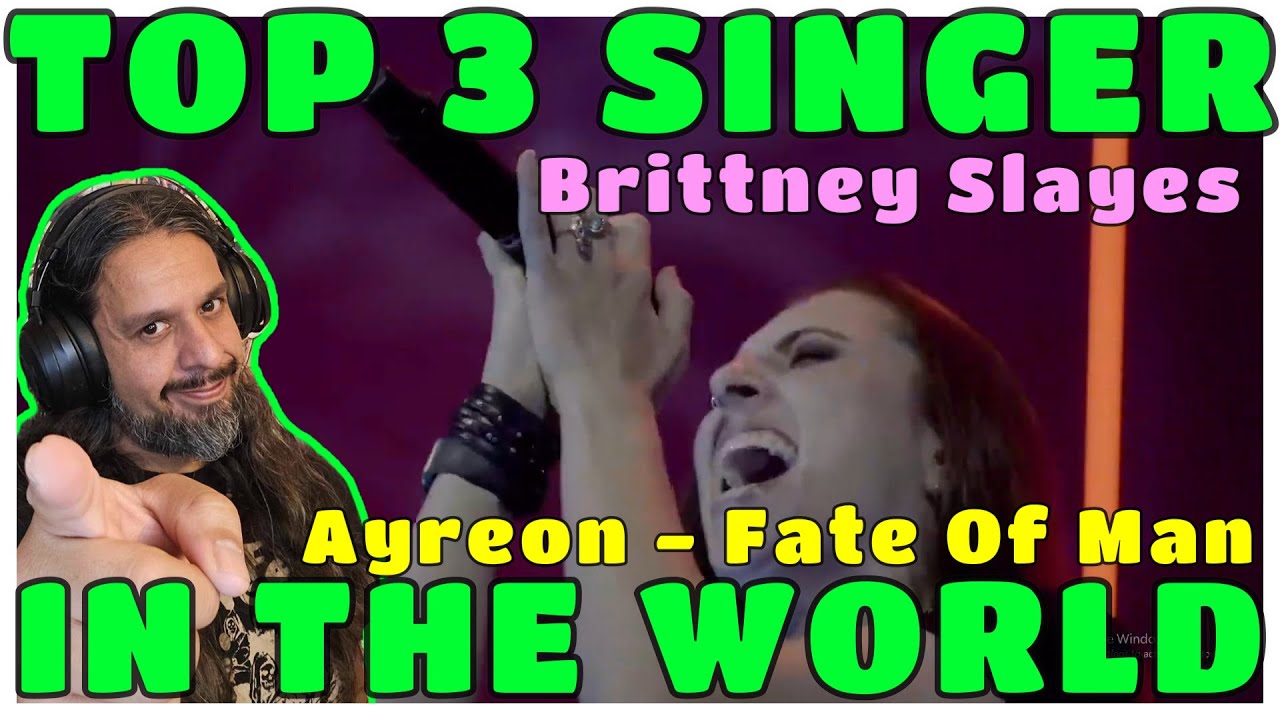 Metal Journalist Reaction - Ayreon - Fate Of Man - Brittney Slayes TOP 3 SINGER IN THE WORLD!?