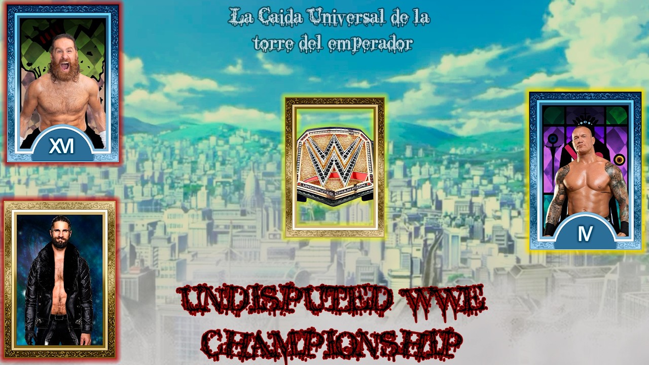 [Wrestlemania del Server 2.5] Votre vs Cris vs Bjean - Undisputed WWE Champion