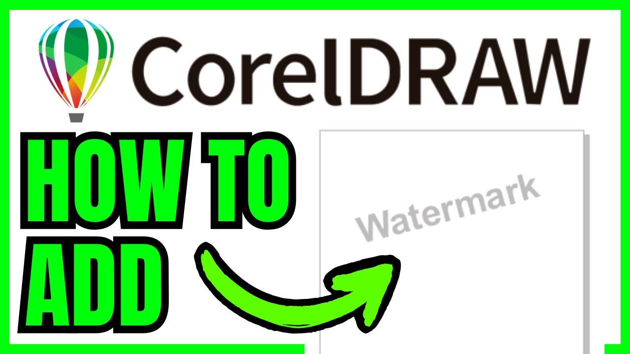 How To ADD WATERMARK In CorelDRAW (QUICK & EASY) 2026