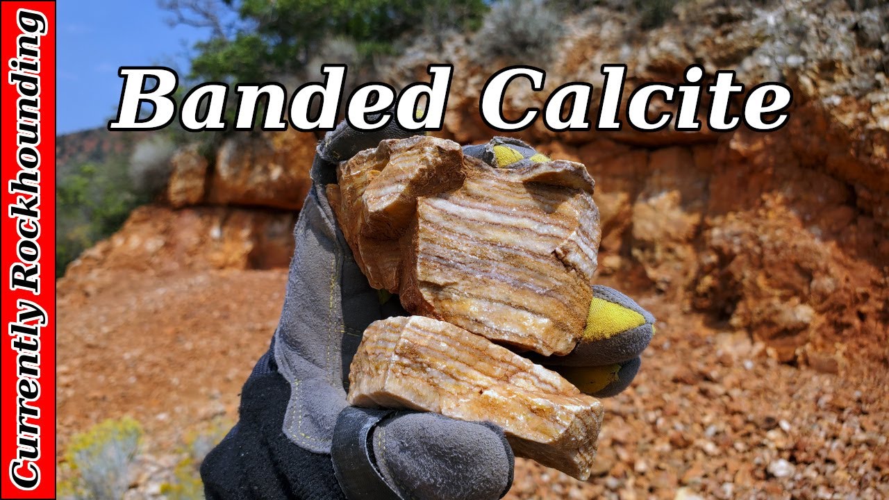 Banded Calcite at the Ponderosa Campground // Rockhounding Utah