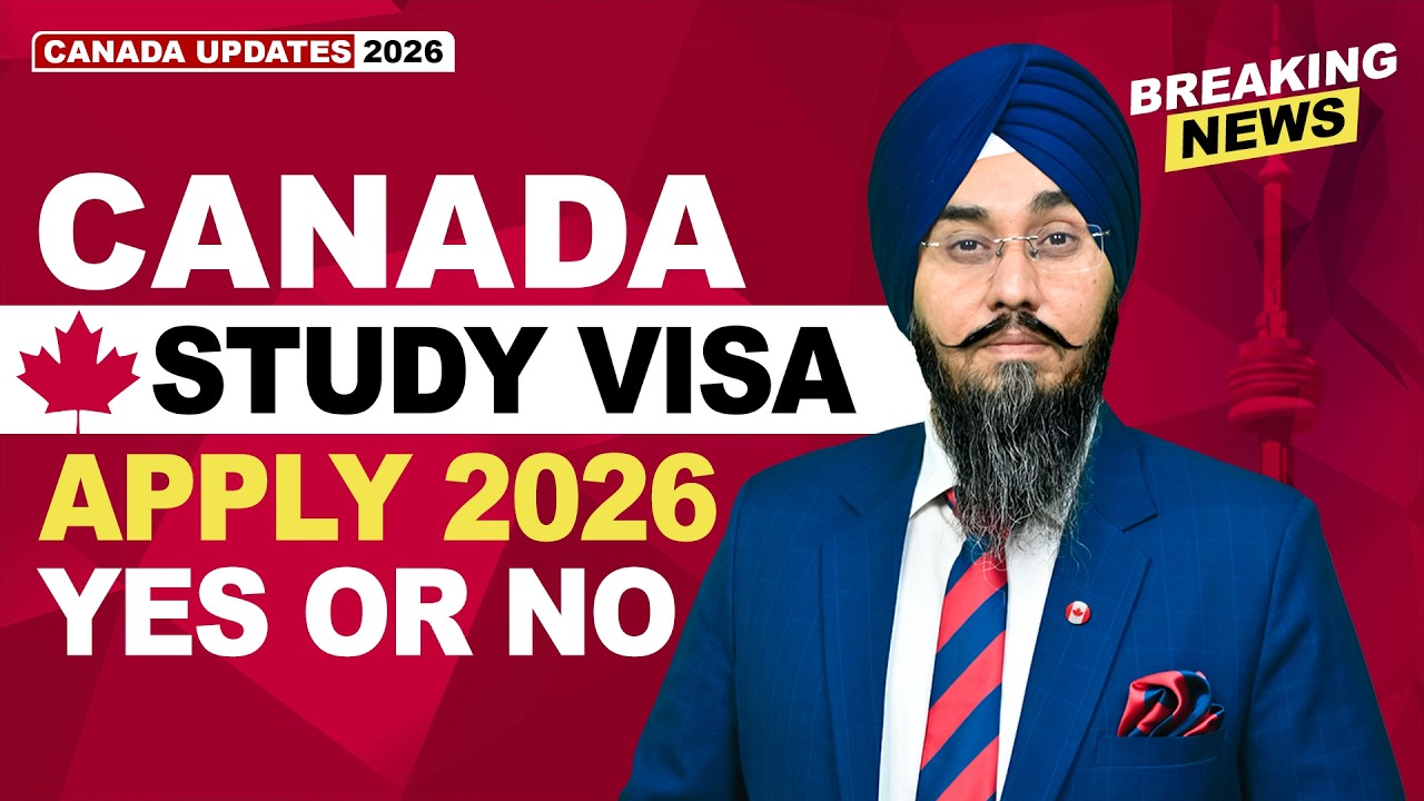 CANADA STUDY VISA APPLY 2026 YES OR NO | STUDY VISA UPDATES 2026 | USA CANADA UK