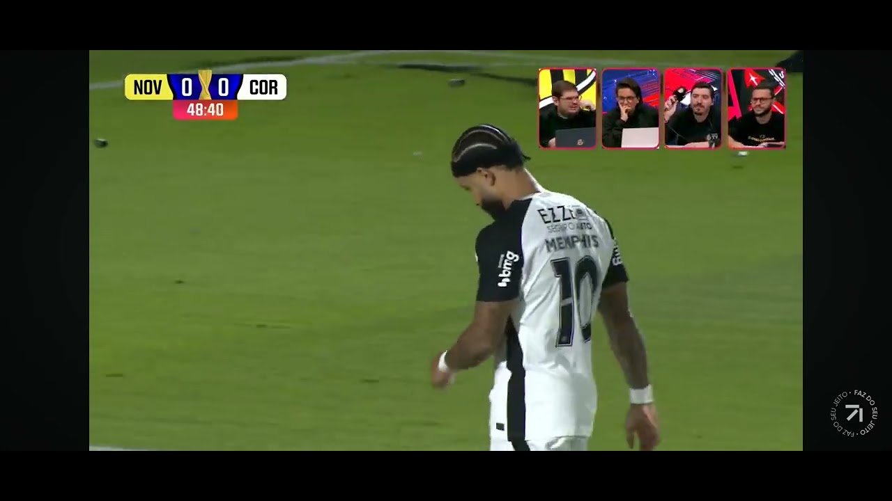 MELHORES MOMENTOS CORINTHIANS 0 X 1 NOVORIZONTINO PAULISTAO 2026