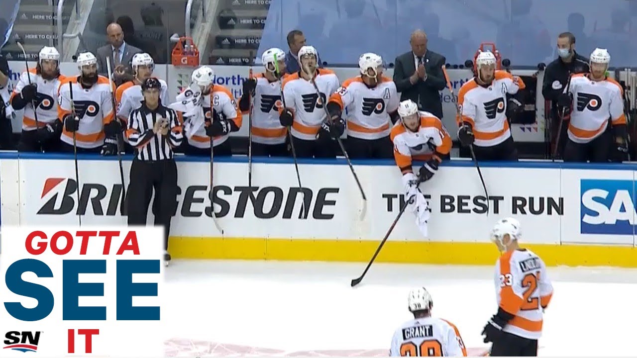 GOTTA SEE IT: Flyers And Islanders Give Stick Taps For Oskar Lindblom After Opening Goal