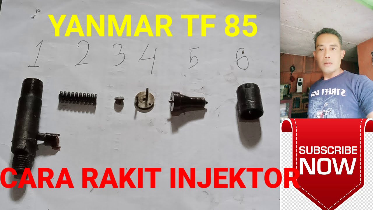 CARA RAKIT INJEKTOR YANMAR TF 85/ANANDA DIESEL