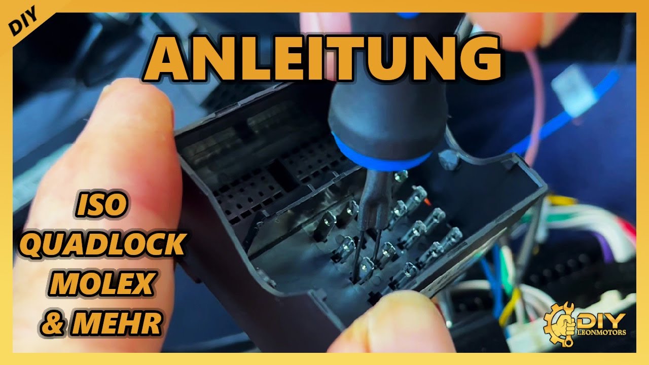 Stecker RICHTIG auspinnen | 5 verschiedene KFZ-Stecker entriegeln