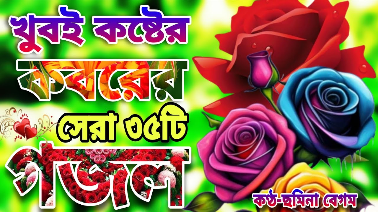 খুবই দুঃখের কবরের শেষ বিদায়ের কষ্টের সেরা মায়াবী কন্ঠে মন জুড়ানো ৩৫টি গজল।গায়ে আতর চোখে সুরমা 