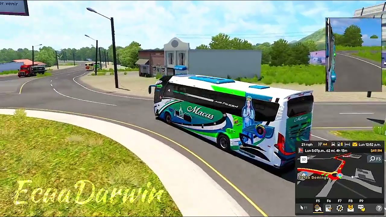 Recorriendo rutas Ecuatorianas con la mejor cooperativa Macas, Mapa ATS American Truck Simulator