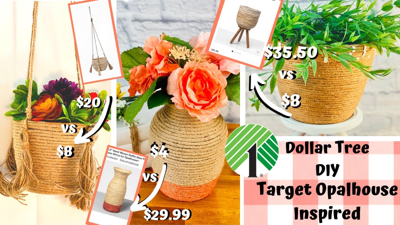 Dollar Tree DIY | DIY Boho Decor | Target Opalhouse Dupes | Target Dollar Spot | High End DIY Decor
