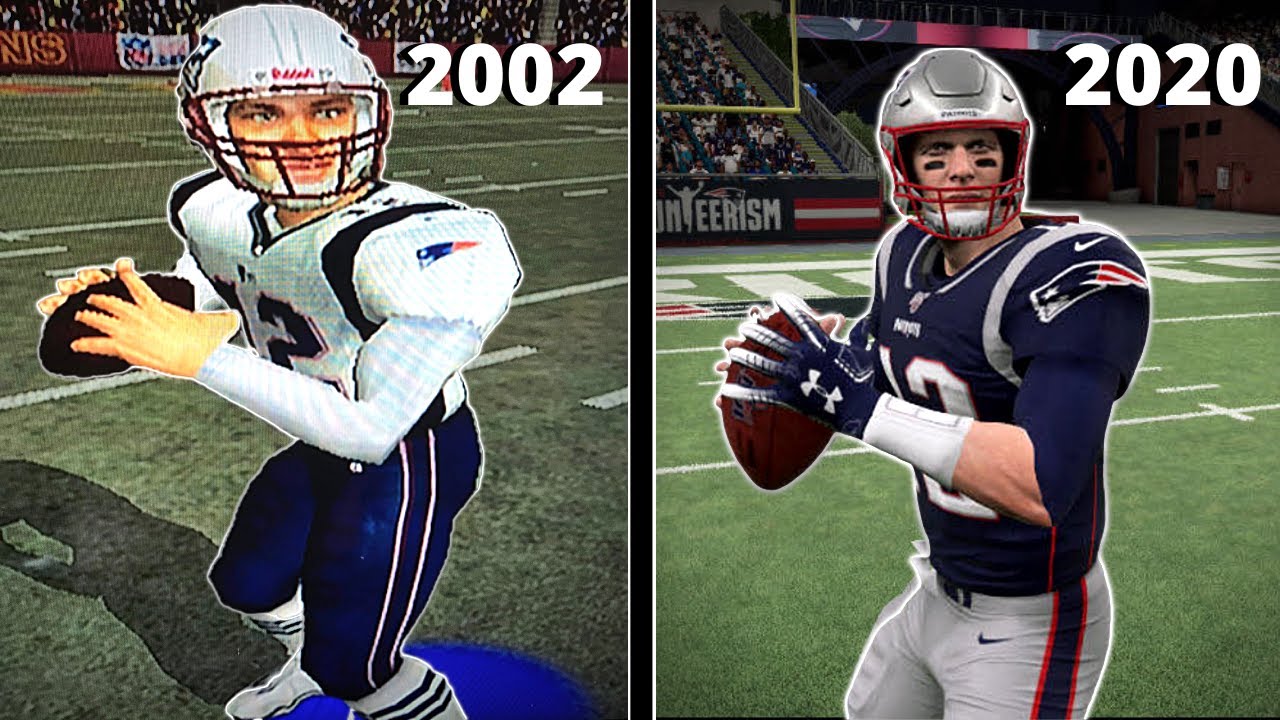 The Evolution of Tom Brady in Madden Video Games | Madden 2002-2020 | Tom Brady Through the Years