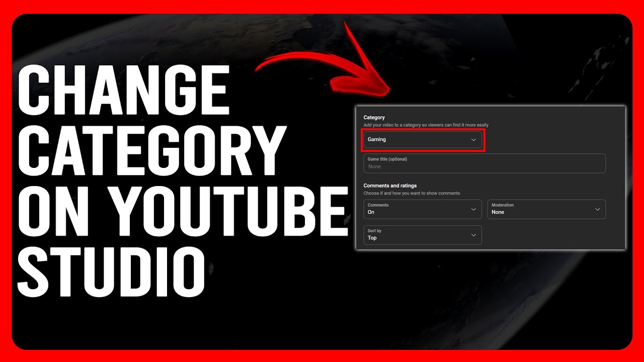 How To Change Category On YouTube Studio (How To Set Category On YouTube Studio)