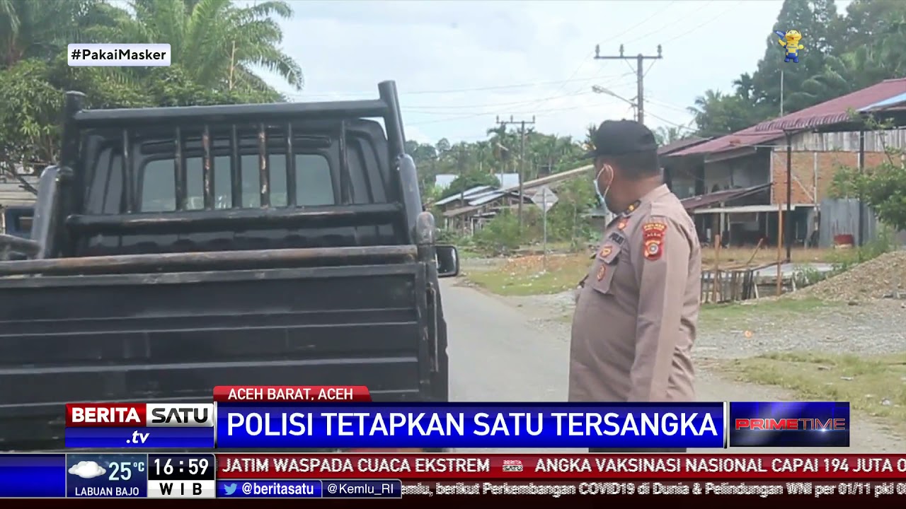 Satu Orang Ditetapkan Tersangka Kasus Penembakan Pos Polisi di Aceh Barat