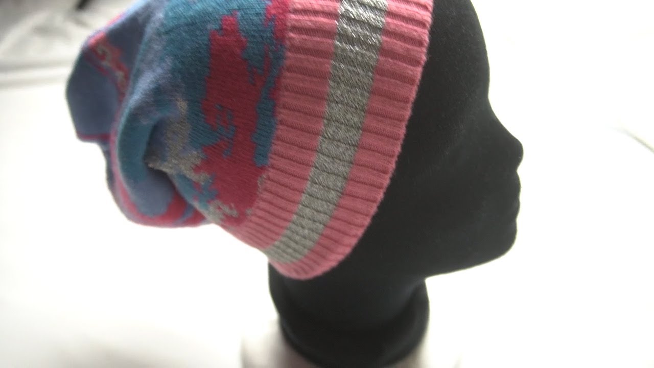 How to sew a slouchy beanie with the Pfaff hobbylock 2.5 / tight three-thread overlock / Tutorial