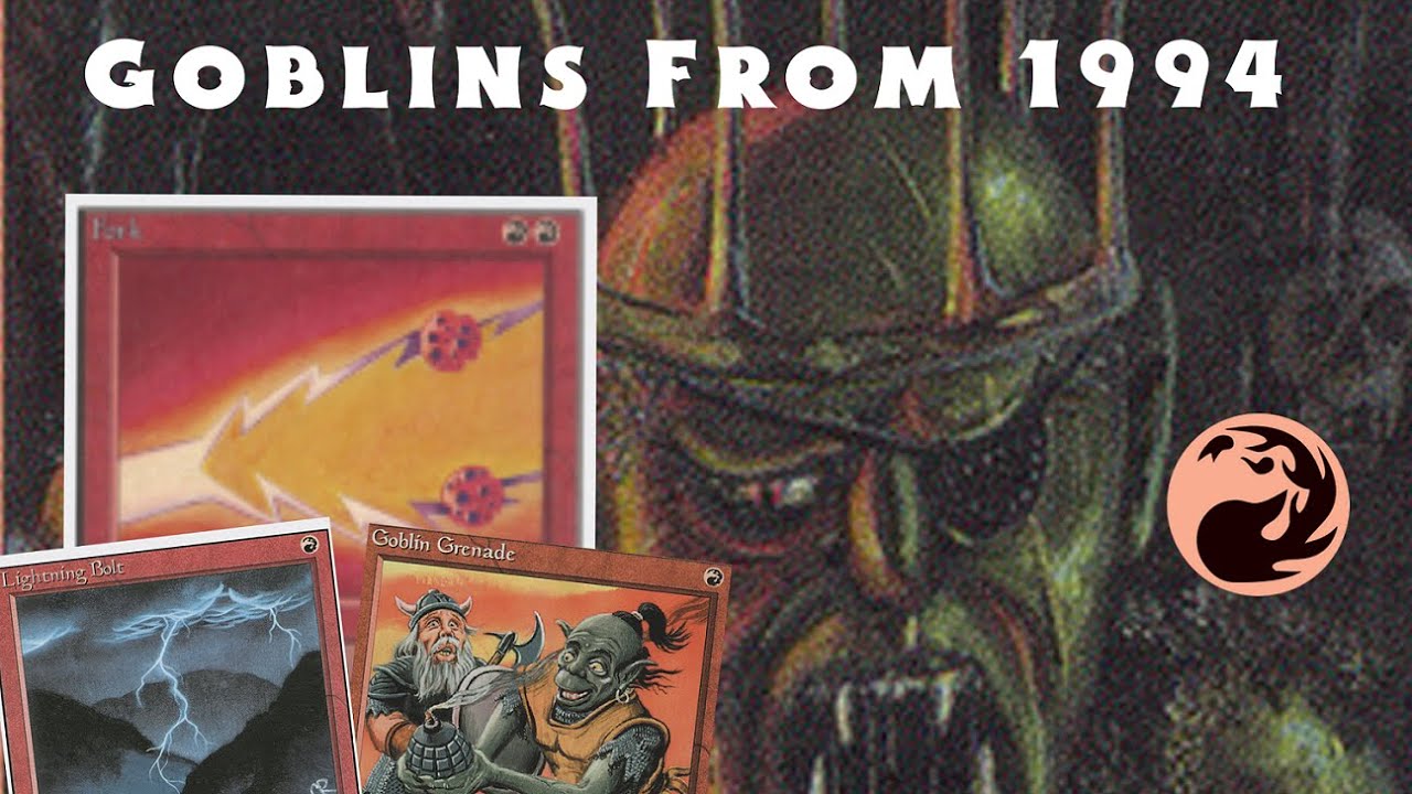93/94 Old School Magic 💥 Goblins Go Boom 💥  Old School Goblin King, Goblin Grenade, MTG Webcam Match