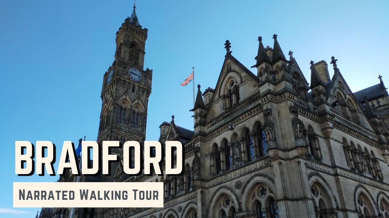 BRADFORD | 4K Narrated Walking Tour | Let's Walk 2022